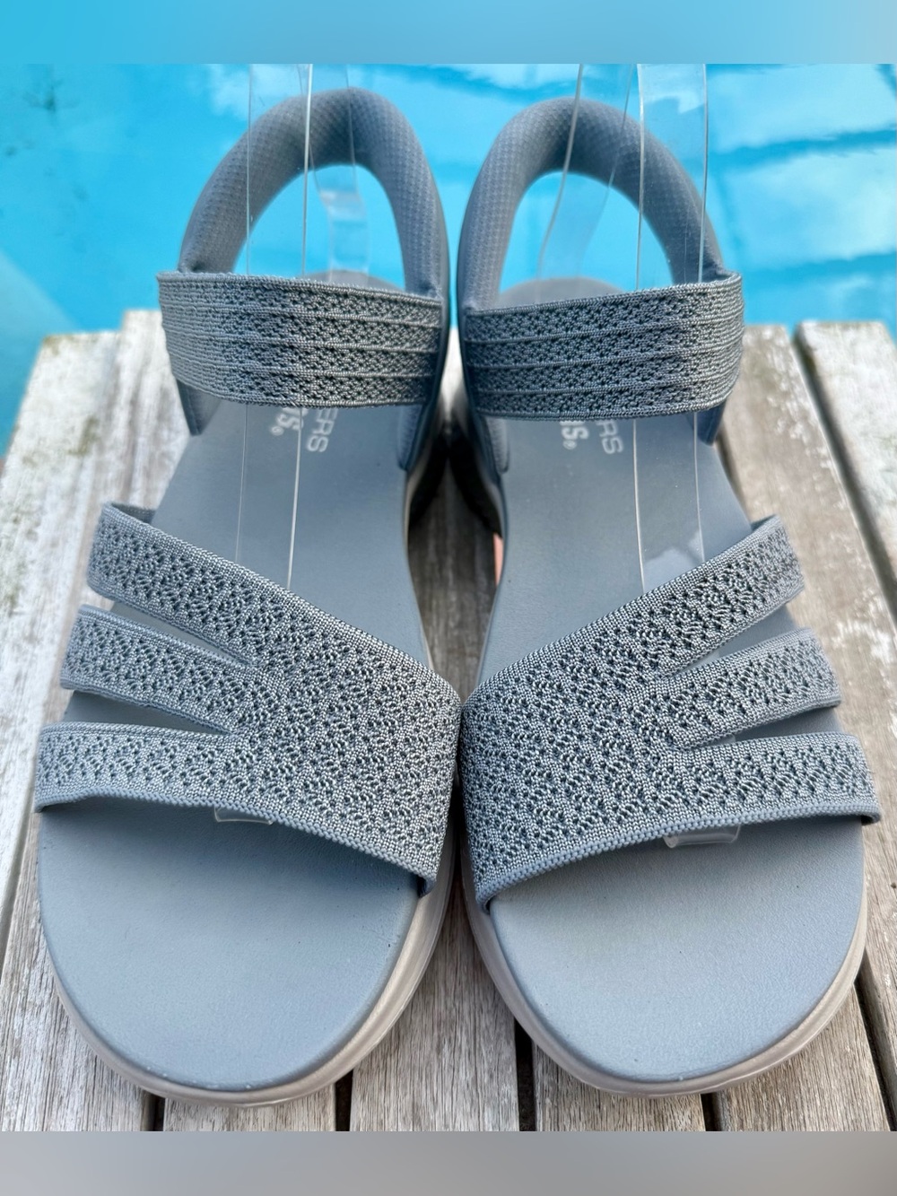 Skechers Women's Slip-ins Ultra Flex 3.0 Sandals Women’s 10.5~New - Picture 3 of 9